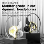 QKZ AK6-Ares QKZ Sports In-ear HIFI Wired Control Earphone with Mic - Image 2
