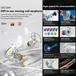 QKZ DMX Sports In-ear HIFI 3.5mm Wired Control Earphone with Mic - Image 3