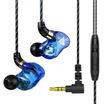 QKZ SK7 3.5mm Sports In-ear Copper Driver Wired HIFI Stereo Earphone with Mic