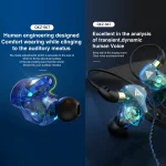 QKZ SK7 3.5mm Sports In-ear Copper Driver Wired HIFI Stereo Earphone with Mic - Image 5