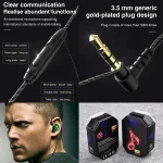 QKZ SK7 3.5mm Sports In-ear Copper Driver Wired HIFI Stereo Earphone with Mic - Image 7