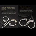 QKZ A1 Four-strand Silver-plated Wired Earphone - Image 7