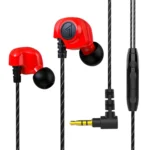 QKZ SK5 In-ear Subwoofer Wire-controlled Music Earphone with Mic