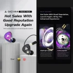 QKZ VK4 In-Ear Subwoofer HiFi Wire-controlled Earphone with Mic - Image 2