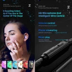 QKZ ZEN In-ear Subwoofer Wire-controlled Music Running Sports Earphone with Mic - Image 6