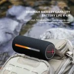 HOPESTAR P37 Outdoor Portable RGB Light Waterproof Wireless Bluetooth Speaker - Image 5