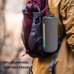 HOPESTAR P39 Outdoor Waterproof RGB Light Wireless Bluetooth Speaker - Image 5