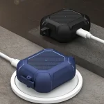 Carbon Brazing Dimension TPU+PC Headphone Protective Cover with Switch Lock & Carabiner, For AirPods 3 - Image 4