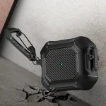 Carbon Brazing Dimension TPU+PC Headphone Protective Cover with Switch Lock & Carabiner, For AirPods 3 - Image 6