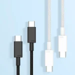 100W USB-C / Type-C to USB-C / Type-C Fast Charging Data Cable, 0.5m, 1m - Image 2