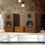 D1 Coaxial Card Bluetooth Wooden Desktop Speaker