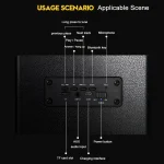 M5 Multifunctional Desktop Wooden Bluetooth Speaker Wireless Loudspeaker - Image 3