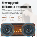 M8C Multifunctional Alarm Clock Bluetooth Speaker - Image 7