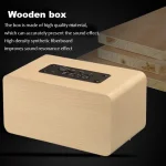 W5 High-end Wooden Wireless Bluetooth Speaker, W5+ - Image 6