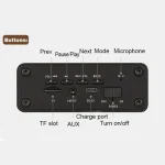 W5 High-end Wooden Wireless Bluetooth Speaker, W5+ - Image 7