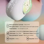 B4 RGB Cartoon Stereo Headset Wireless Bluetooth Headphones, Cat, Squirrel - Image 4