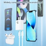 REMAX RP-U5 Extreme 2 Series 20W PD Charger + 1m USB-C / Type-C to 8 Pin Fast Charge Data Cable Set, CN Plug, EU Plug, US Plug - Image 6