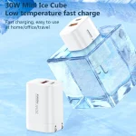 REMAX RP-U6 Magic Speed Series 30W Micro USB+USB-C / Type-C Foldable Fast Charger, CN Plug, UK Plug, EU Plug, US Plug - Image 2