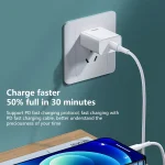 REMAX RP-U70 Jane Series 20W USB-C/Type-C PD Fast Charger, CN Plug, EU Plug, UK Plug, US Plug - Image 3