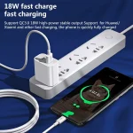 REMAX RP-U68 20W USB+USB-C/Type-C Dual Interface Fast Charger Set, CN Plug, EU Plug, UK Plug, US Plug - Image 5
