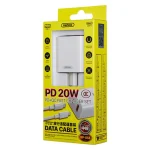 REMAX RP-U68 20W USB+USB-C/Type-C Dual Interface Fast Charger Set, CN Plug, EU Plug, UK Plug, US Plug - Image 8