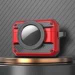 Automatic Flip Switch TPU+PC Earphone Case with AirTag, For AirPods Pro, For AirPods 1/2