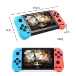 X50 5.1 inch Screen Handheld Retro Game Console 8G Memory with 6000+ Games, X50 / Black, X50 / Red+Blue - Image 6