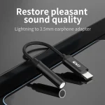 CVJ CM1 8 Pin Male to 3.5mm Female Earphone Audio Adapter - Image 2