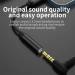 CVJ CM1 8 Pin Male to 3.5mm Female Earphone Audio Adapter - Image 3