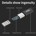 CVJ CM1 8 Pin Male to 3.5mm Female Earphone Audio Adapter - Image 5