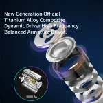 CVJ Angel Wings Hybrid Technology HiFi Music Wired Earphone, No Mic, With Mic - Image 5