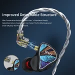 CVJ Angel Wings Hybrid Technology HiFi Music Wired Earphone, No Mic, With Mic - Image 6
