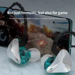 CVJ Demon Double Dynamic Coil HiFi Music Wired Earphone, No Mic, With Mic - Image 3