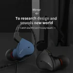 CVJ Mirror Hybrid Technology HiFi Music Wired Earphone, No Mic, With Mic - Image 2