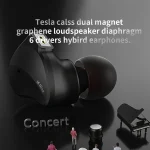 CVJ Mirror Hybrid Technology HiFi Music Wired Earphone, No Mic, With Mic - Image 3