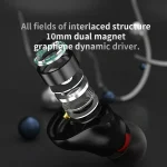 CVJ Mirror Hybrid Technology HiFi Music Wired Earphone, No Mic, With Mic - Image 5