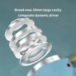 CVJ Hybrid Technology HiFi Music Wired Earphone, No Mic, With Mic - Image 4