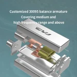 CVJ Hybrid Technology HiFi Music Wired Earphone, No Mic, With Mic - Image 5