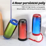 T&G TG335 1800mAh Portable Color LED Wireless Bluetooth Speaker - Image 2
