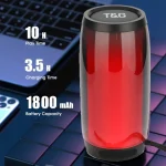 T&G TG335 1800mAh Portable Color LED Wireless Bluetooth Speaker - Image 5