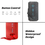 T&G TG639 10W Portable LED Light TWS Wireless Bluetooth Speaker - Image 5