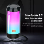 T&G TG643 Portable LED Light Waterproof Subwoofer Wireless Bluetooth Speaker - Image 7