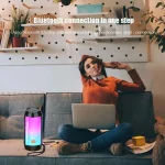 T&G TG643 Portable LED Light Waterproof Subwoofer Wireless Bluetooth Speaker - Image 8