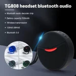 T&G TG808 2 in 1 Mini Wireless Bluetooth Speaker Wireless Headphones - Image 5