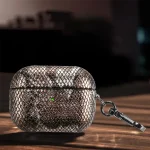 J01 Mesh Snakeskin Headphone Case, For AirPods Pro, For AirPods 3