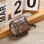 J01 Mesh Snakeskin Headphone Case, For AirPods Pro, For AirPods 3 - Image 6