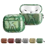 J01 Mesh Snakeskin Headphone Case, For AirPods Pro, For AirPods 3 - Image 5