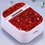 For AirPods 1 / 2 Glitter Sequins Wireless Earphone Protective Case, For AirPods 1 / 2 - Image 4
