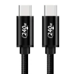 PD240W USB-C / Type-C to Type-C Fast Charging Data Cable, 1m, 2m - Image 2