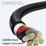 PD240W USB-C / Type-C to Type-C Fast Charging Data Cable, 1m, 2m - Image 6